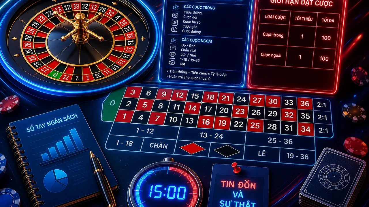 Từ nhận diện bàn đến bảng kiểm ngân sách: hướng dẫn roulette 89bet cho người mới